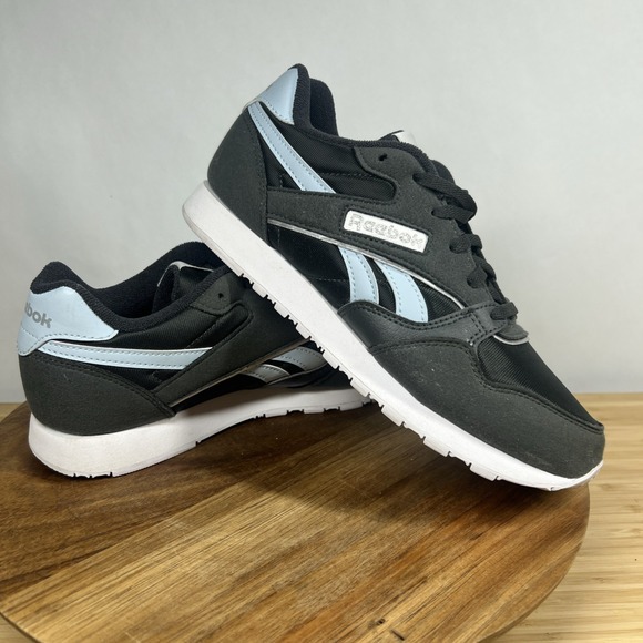 Reebok Women's Ultra Flash Lace Up Sneaker Shoe Blue Black Size 7 - Picture 1 of 8